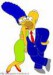 Marge a Homer